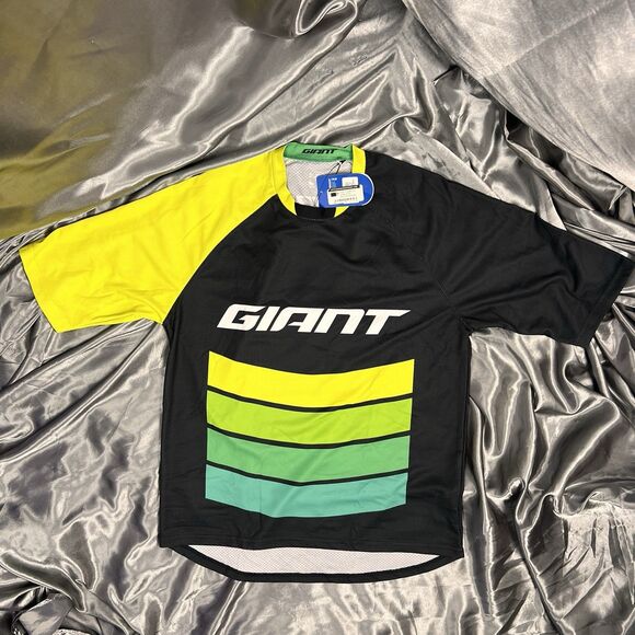 Giant Bicycles MTB Specific Short Sleeve Jersey Size M / L Green Transfer Series - Picture 2 of 15